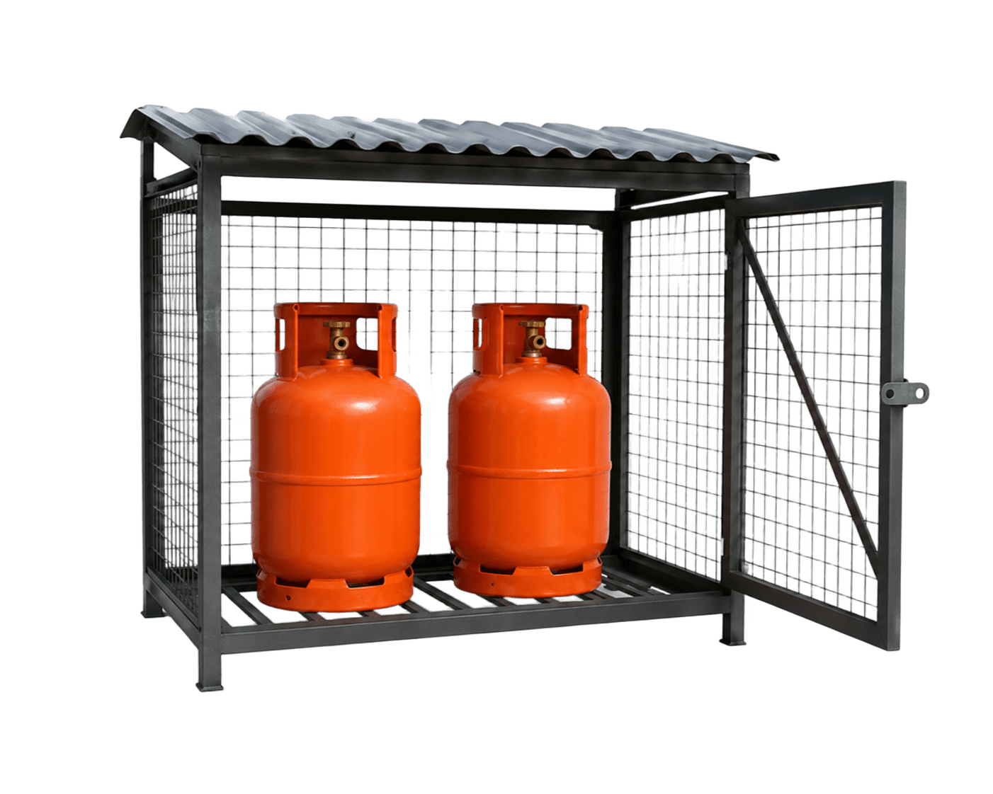 storing gas cylinders safely